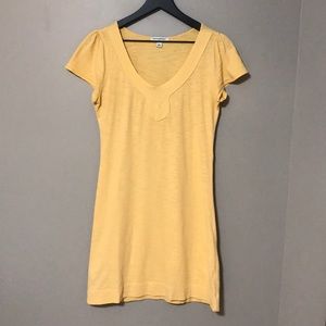Banana Republic Embroidered Yellow Sundress